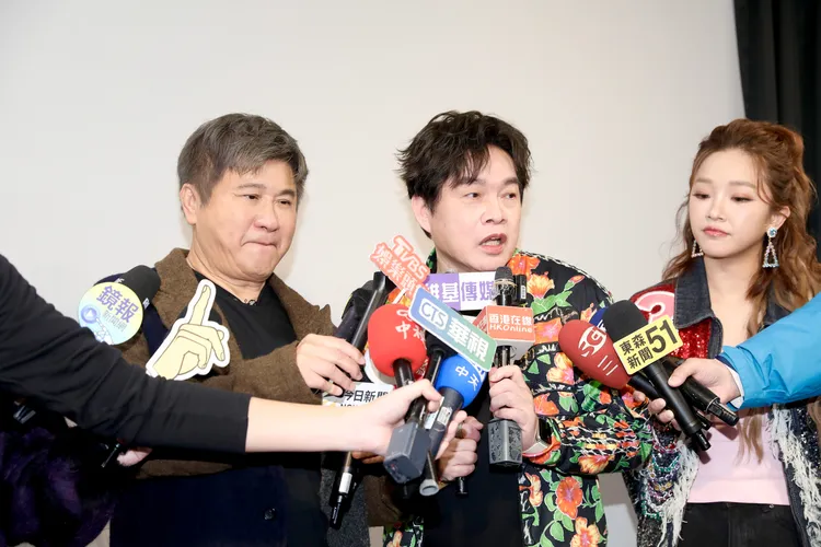 胡瓜開演前受訪，談到節目收攤的消息。彭欣偉攝