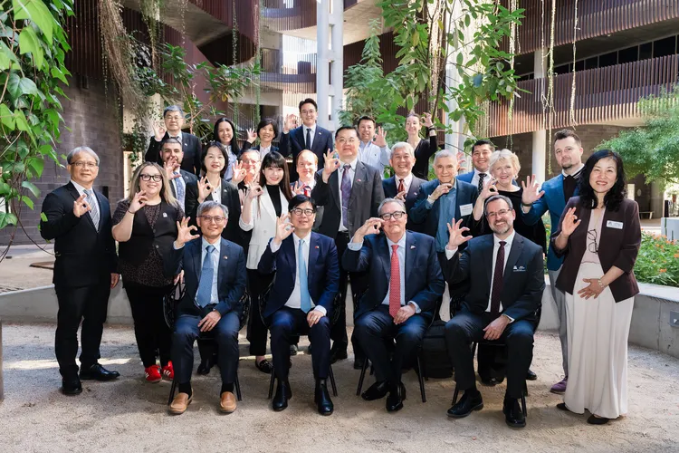 陳其邁市長與中山大學拜會亞利桑那大學。高市府提供