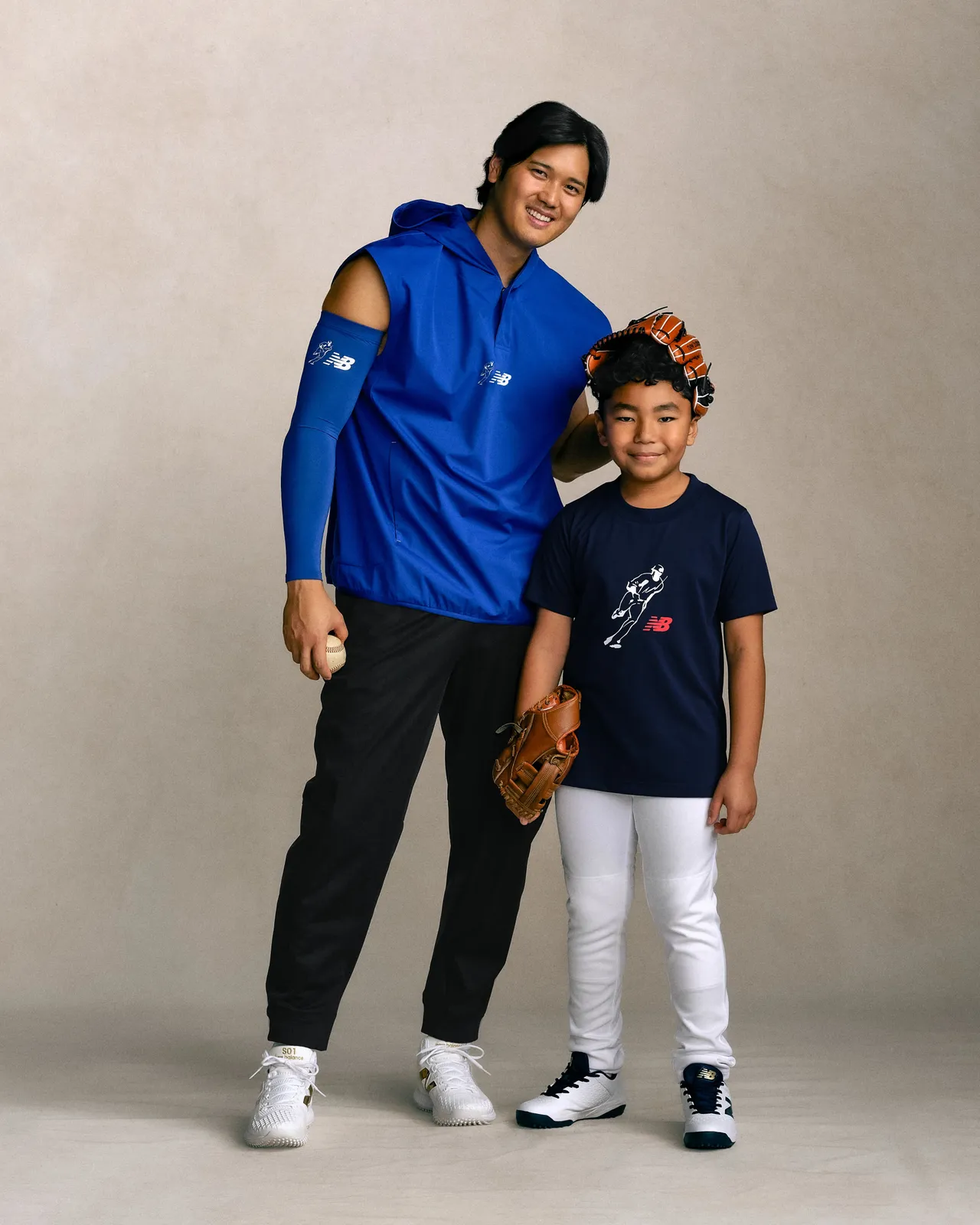 大谷翔平演繹全新聯名系列。品牌提供