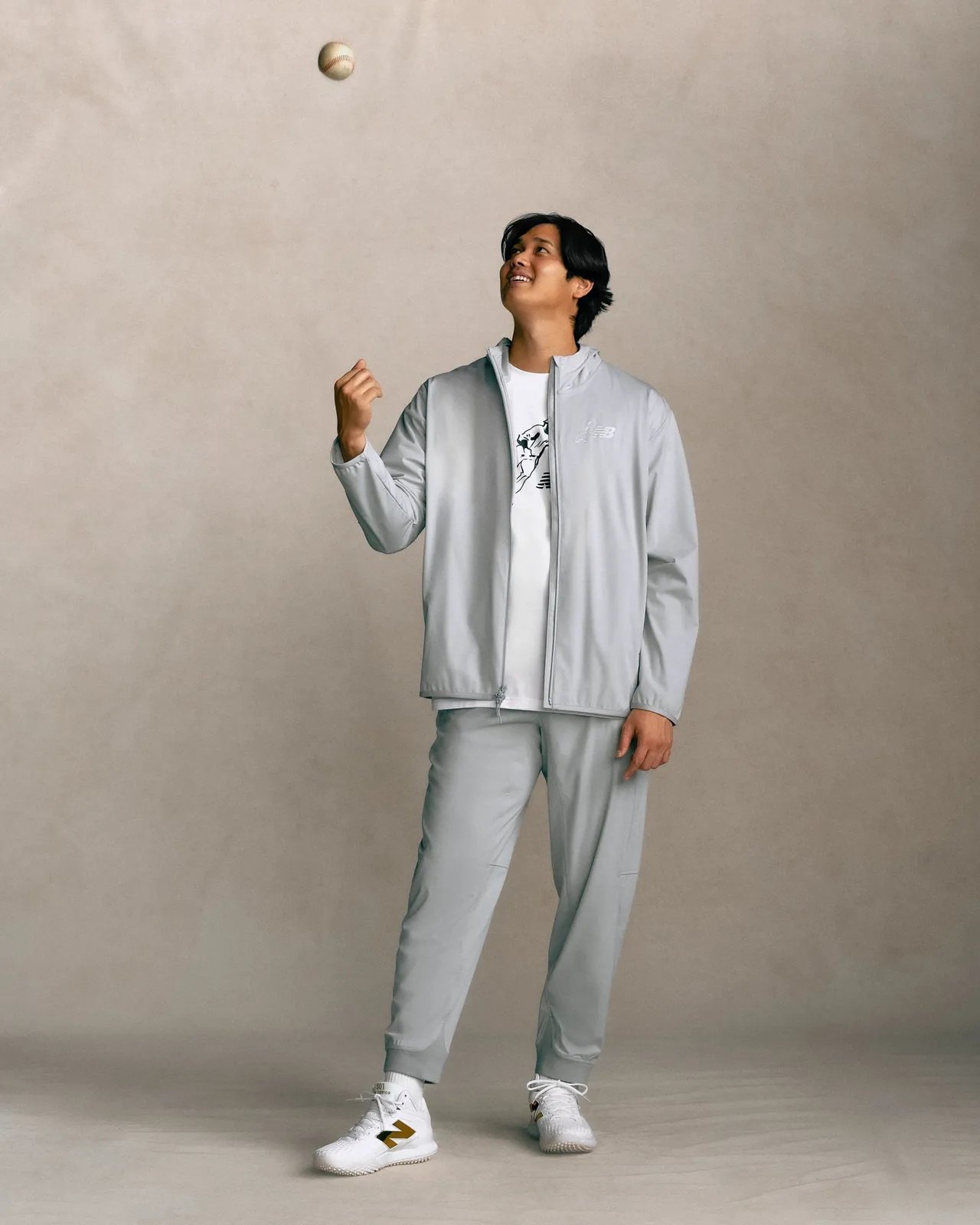 大谷翔平展現場上、場下的時髦樣貌。品牌提供