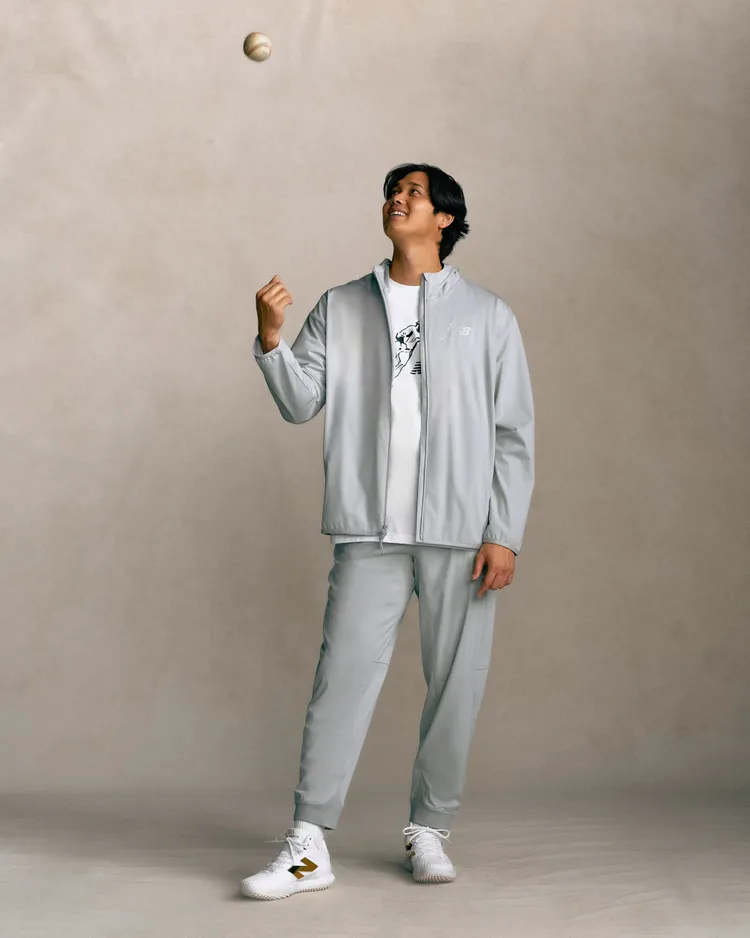 大谷翔平展現場上、場下的時髦樣貌。品牌提供