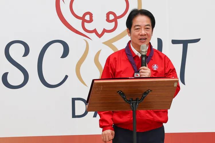 總統賴清德22日出席全國童軍節慶祝大會，拋出核二、核三重啟議題。中央社