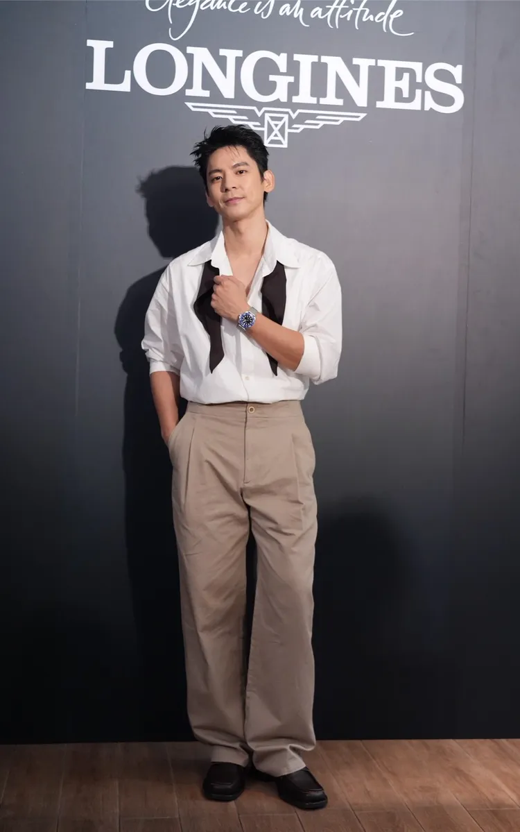 林柏宏昨日出席浪琴發表活動。攝影中心攝