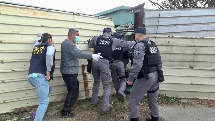 康男等人從2018年起就開始非法勾當，檢警上月初前往查緝。民眾提供