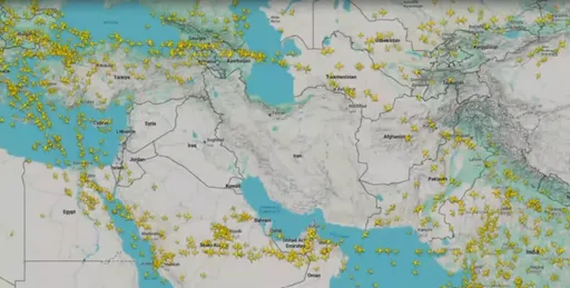航班繞道避戰火　一張圖看中東現況