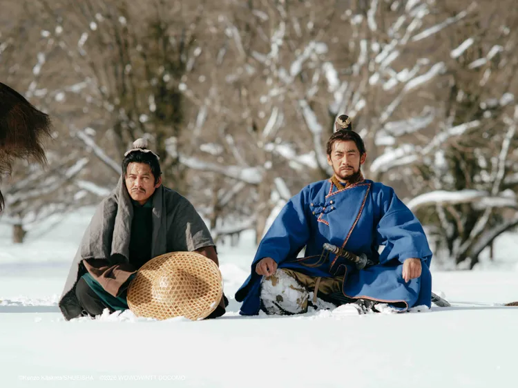 織田裕二（左）、反町隆史為了入戲，戲外幾乎零互動。Hami Video提供