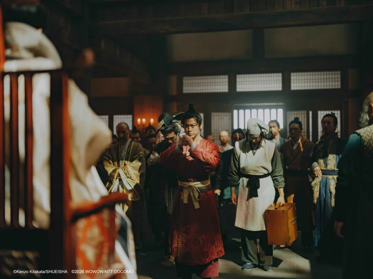 龜梨和也劇中有一場在雪中8分鐘一鏡到底的戲份。Hami Video提供