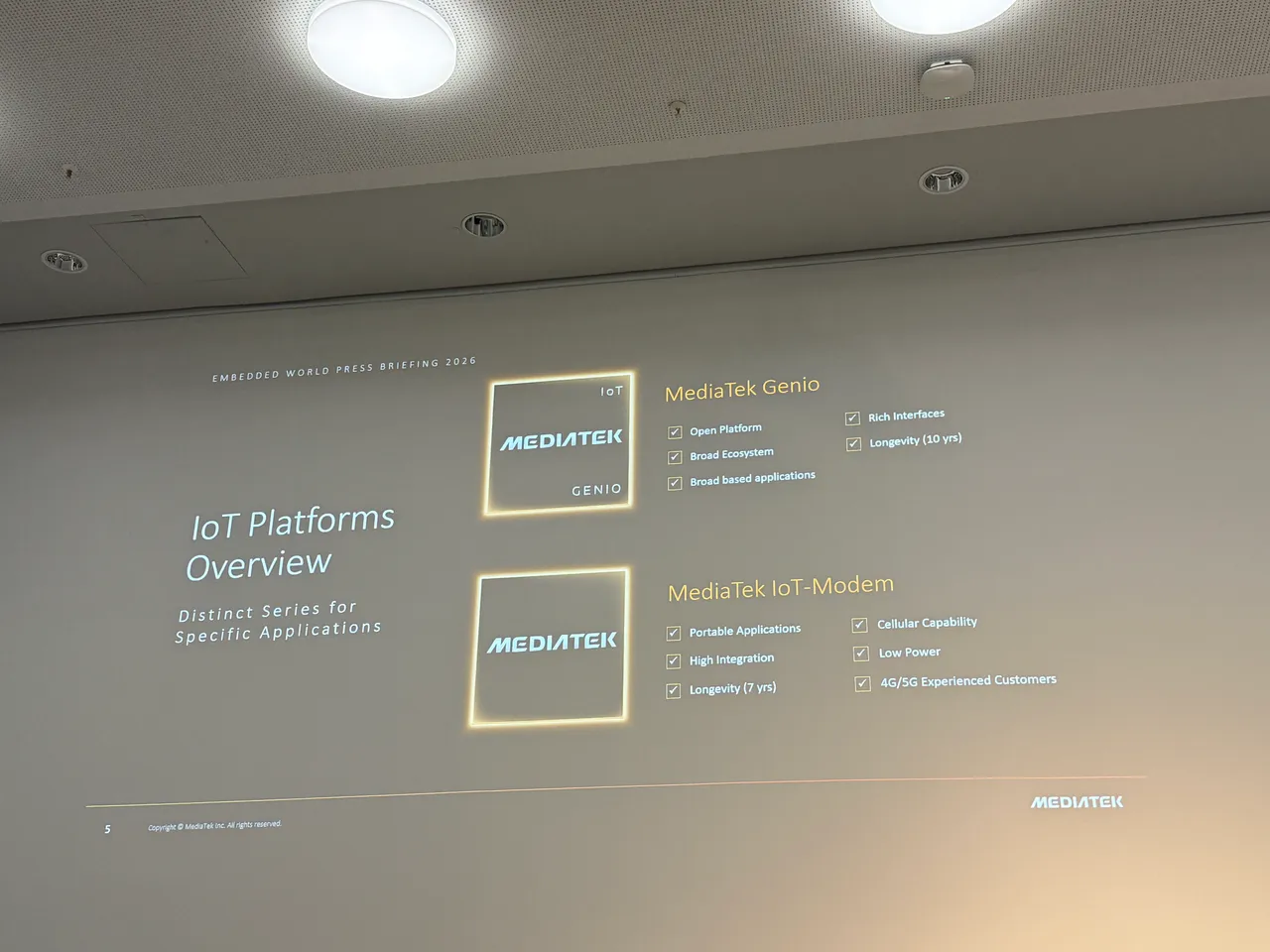 聯發科的物聯網平台。呂承哲攝