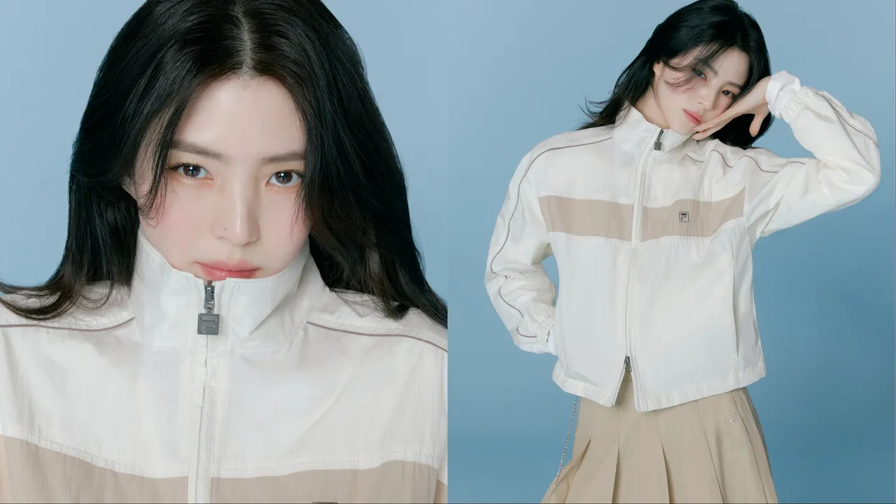 FILA再度出動韓韶禧的高顏值來帶貨。品牌提供