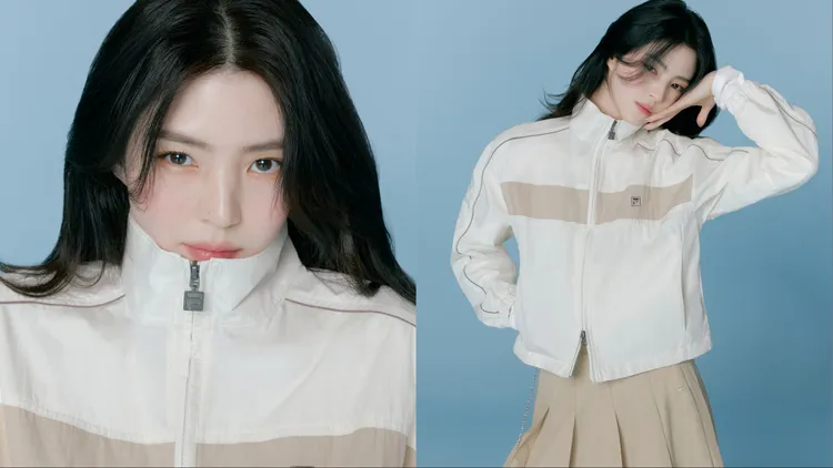 FILA再度出動韓韶禧的高顏值來帶貨。品牌提供