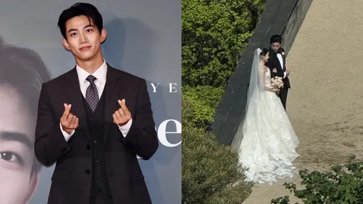 玉澤演婚後首PO甜比愛心！夫妻婚紗照曝光　2PM合體見證