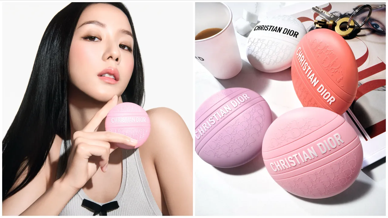 Dior推出緹花全能修護霜馬卡龍限量版，馬上收服Jisoo芳心。品牌提供