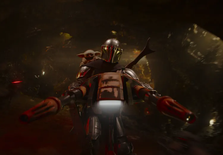 《曼達洛人與古古》。盧卡斯影業提供