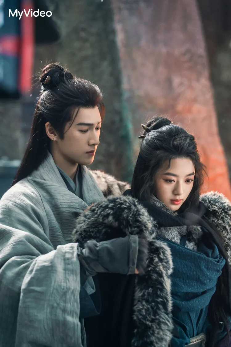 李昀銳（左）與黃楊鈿甜，感情走向成為看點。台灣大哥大MyVideo提供