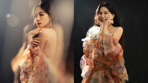 Ella挺乾姐姐張清芳做慈善　辣露美背搭454萬Boucheron珠寶