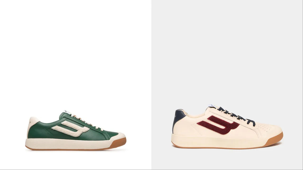 BALLY TENNIS COMPETIITON運動鞋，各1萬5800元。品牌提供