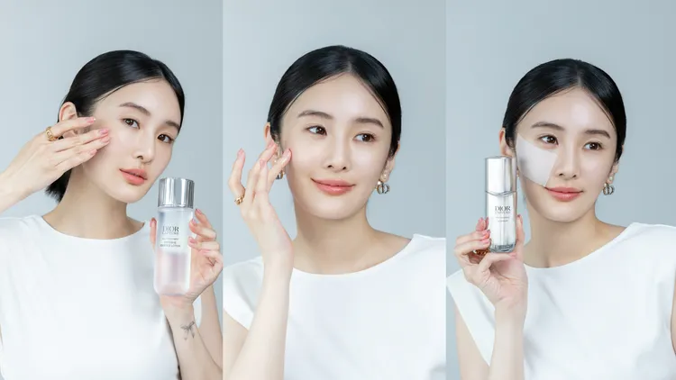 「一搽、二拍、三濕敷」保養步驟。品牌提供