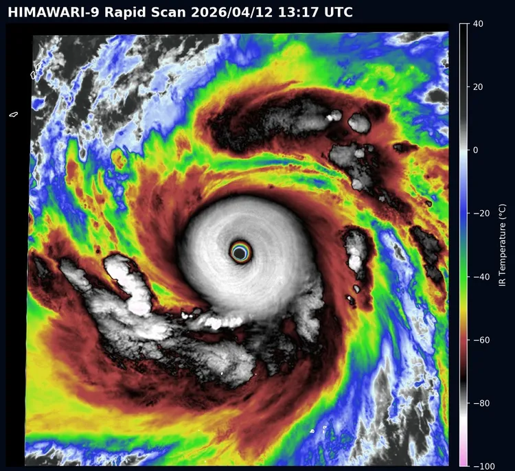 「辛樂克」成為今年第一個強颱。翻攝《台灣颱風論壇｜天氣特急》臉書