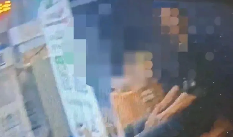 警方於板橋火車站找到江姓男子。翻攝畫面