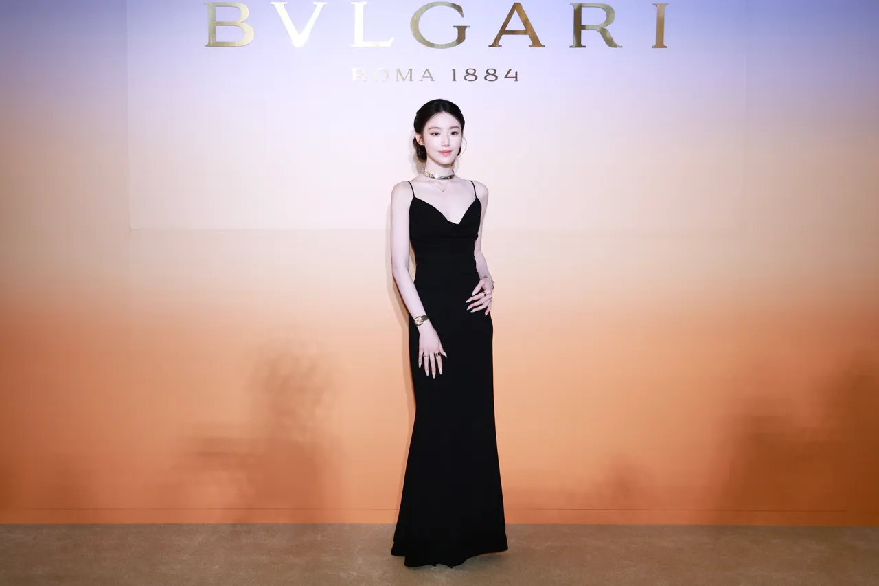 韓團i-dle成員舒華今日現身台北101見證寶格麗B.zero1系列發表。彭欣偉攝