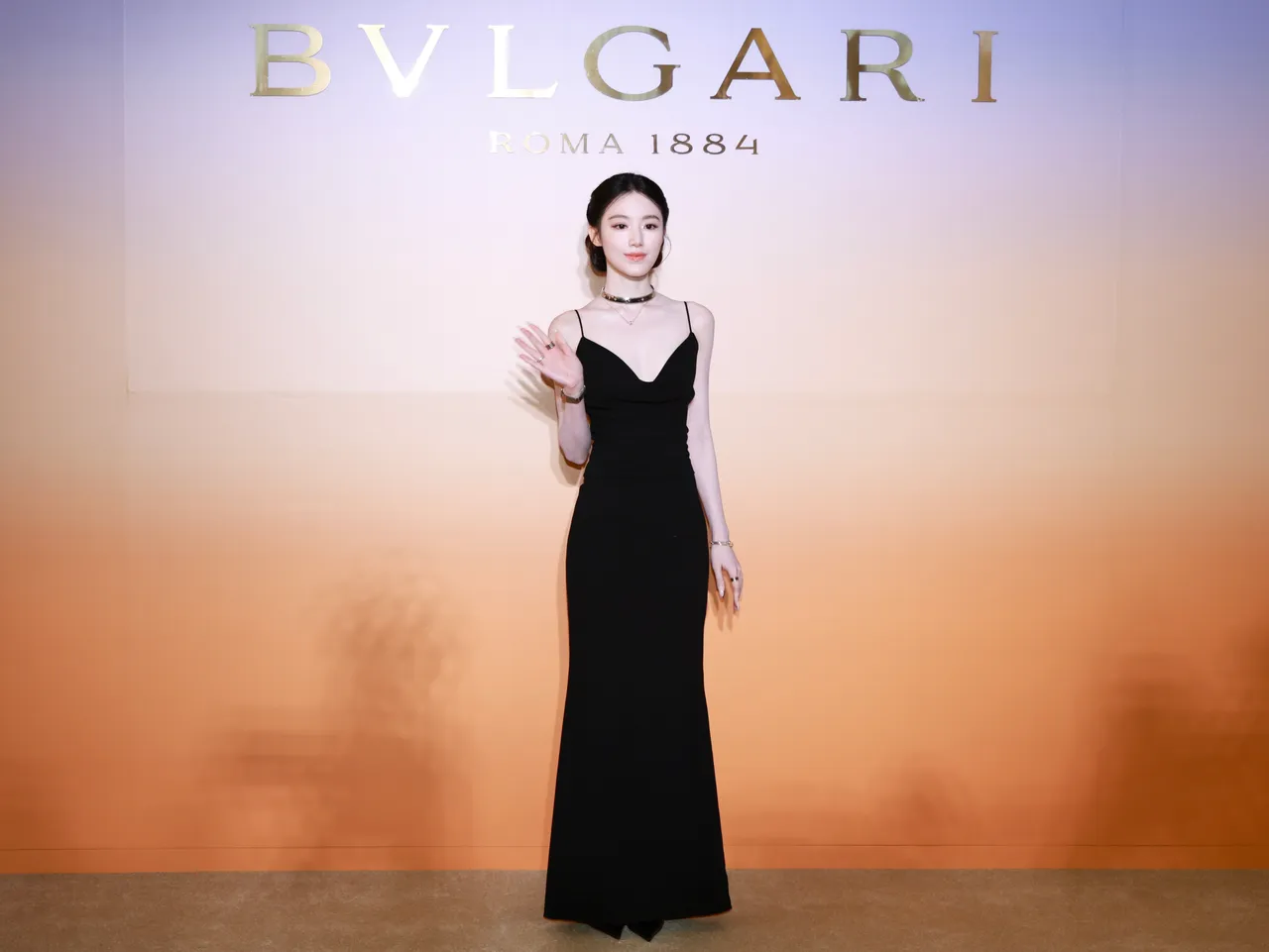 葉舒華首度在台灣出席精品活動。彭欣偉攝