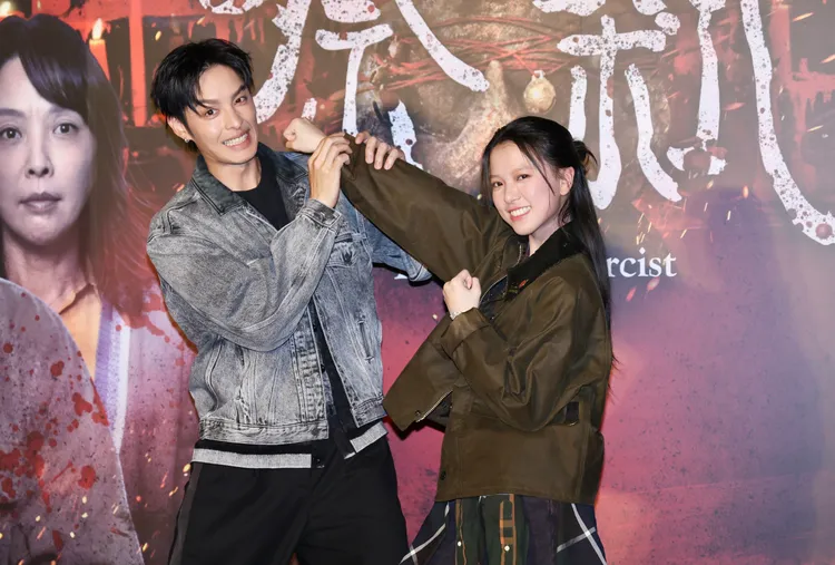 曹佑寧（左）和項婕如。莊宗達攝