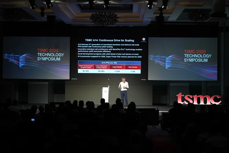 台積電2025年技術論壇。台積電提供