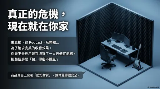 隔音泡棉燒死3個國家的人　4大點注意事項做好最安心