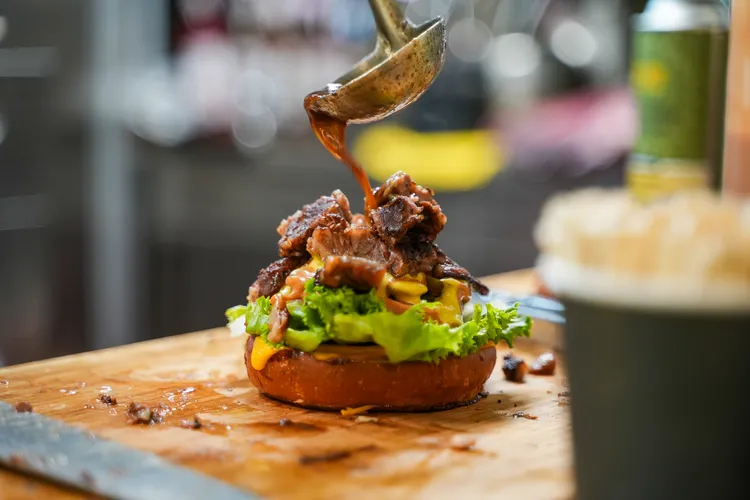 漢堡世家BURGERCIAGA以堅持使用原塊肉製作漢堡而聞名。田欣雲攝