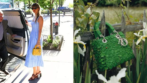 泰勒絲也想收藏整季的幸運　俏拎黃色四葉草Lady Dior還有小蜜蜂