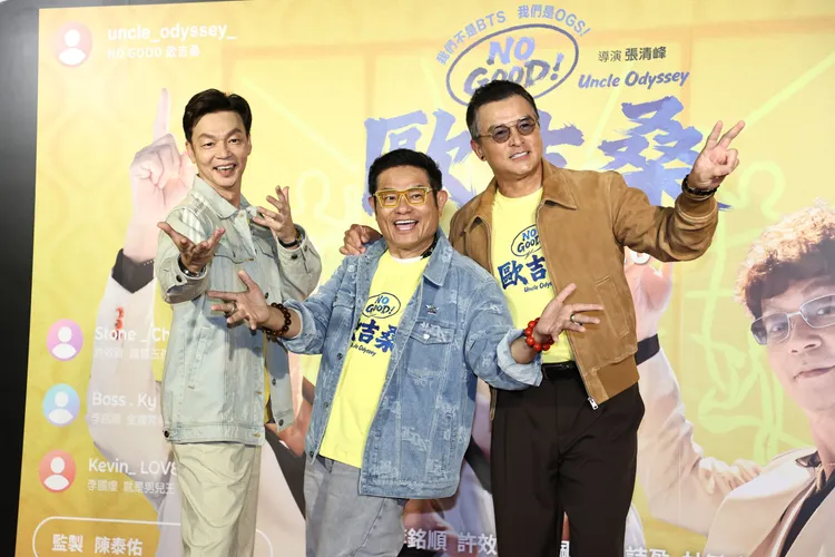 李國煌（左起）、許效舜和李銘順。攝影中心攝