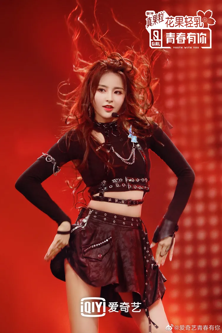 金子涵從《青春有你2》打開知名度。翻攝青春有你微博