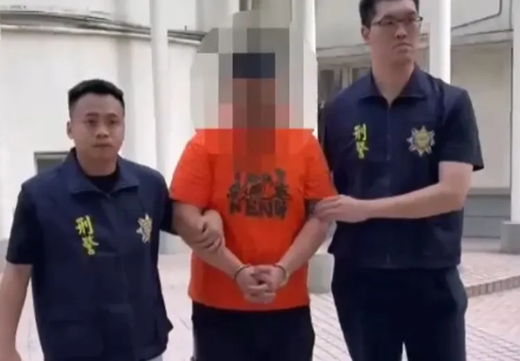 為了搶轎打傷彰化警分局偵查隊長的陳姓男子仍在羈押中。民眾提供