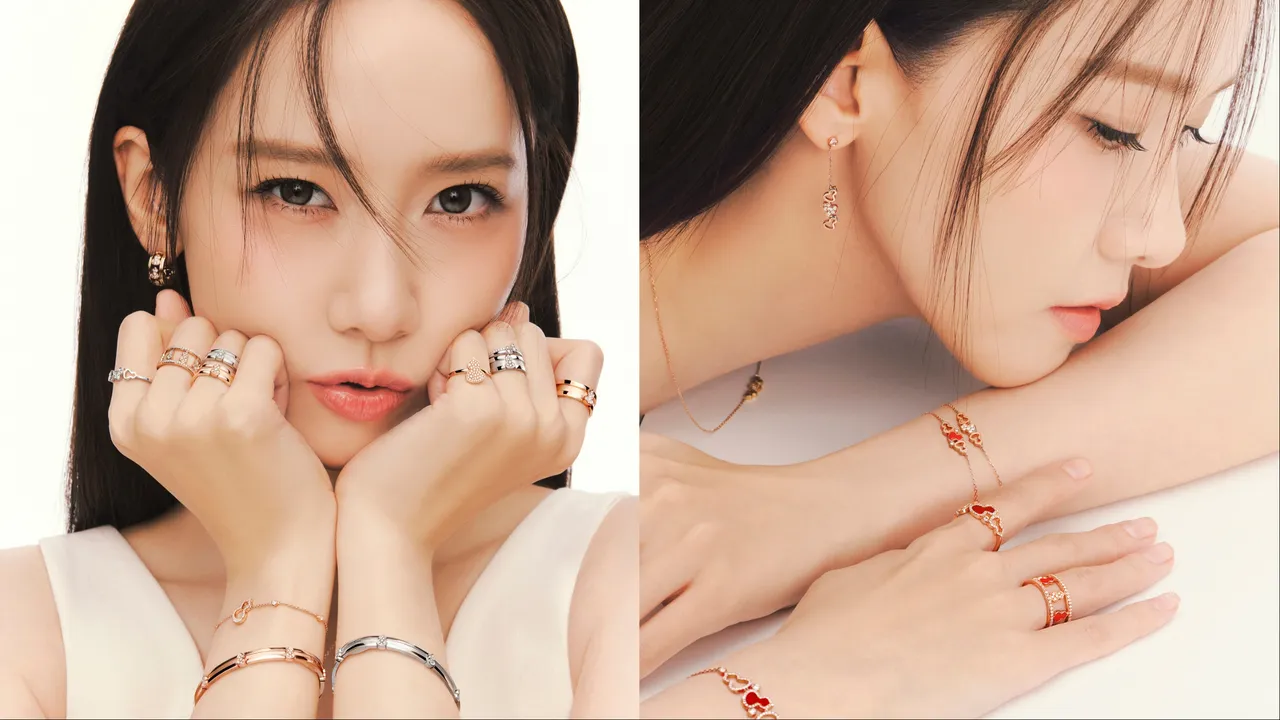 潤娥拍攝Qeelin春日形象大片。品牌提供