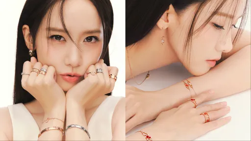 春季必收小葫蘆！潤娥美搭Qeelin花園新作　捧腮放電好俏麗