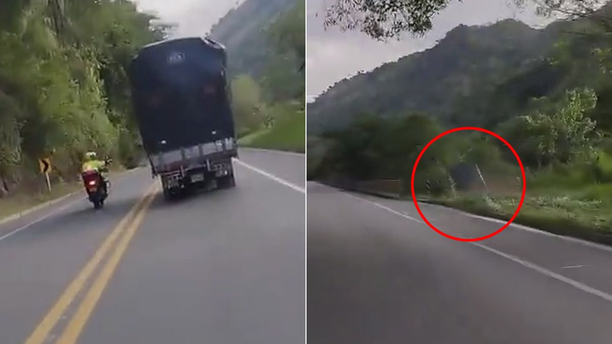 警察說靠邊停「貨車衝過頭墜河」 24歲司機命喪駕駛座