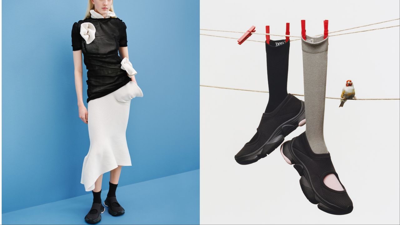 三宅一生、Camper首推聯名運動鞋 瑪莉珍搭襪套時髦又輕盈
