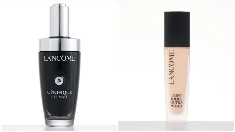 蘭蔻超極限肌因賦活露PRO(小黑瓶)、零粉感超持久粉底。品牌提供