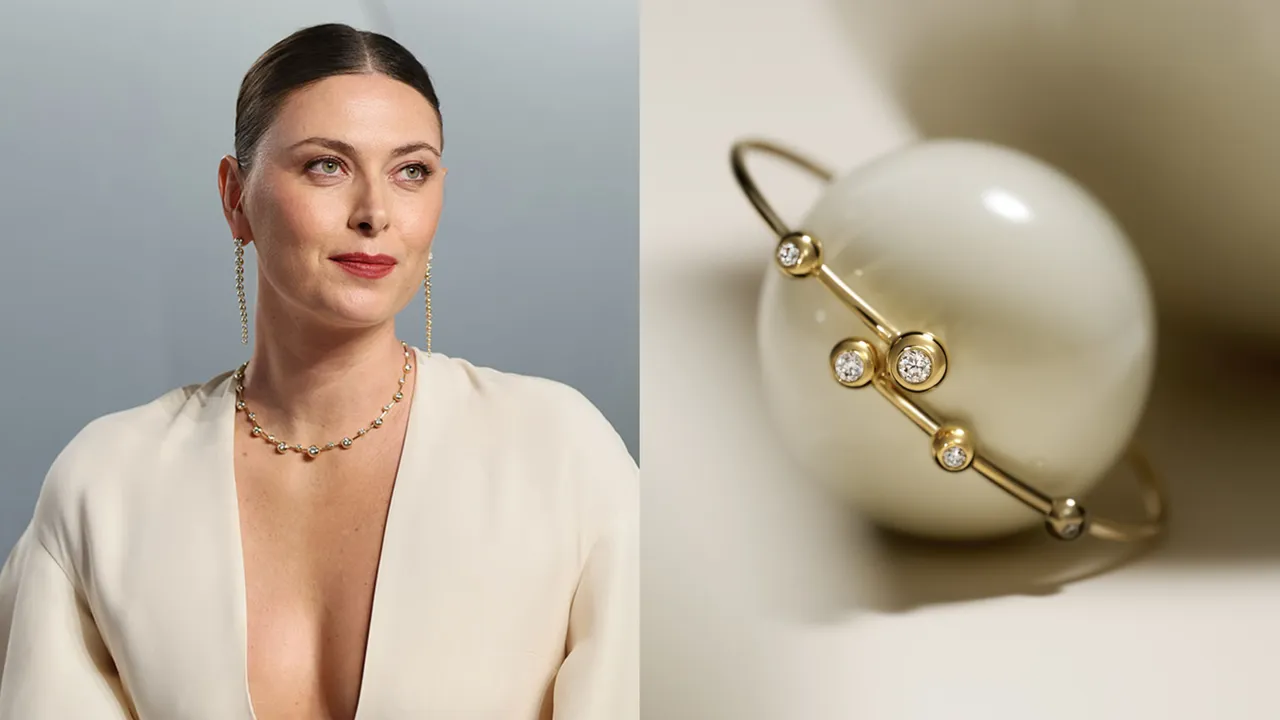 Hearts On Fire推出全新DREAM系列，前世界球后莎拉波娃早先出席活動戴上身。品牌提供