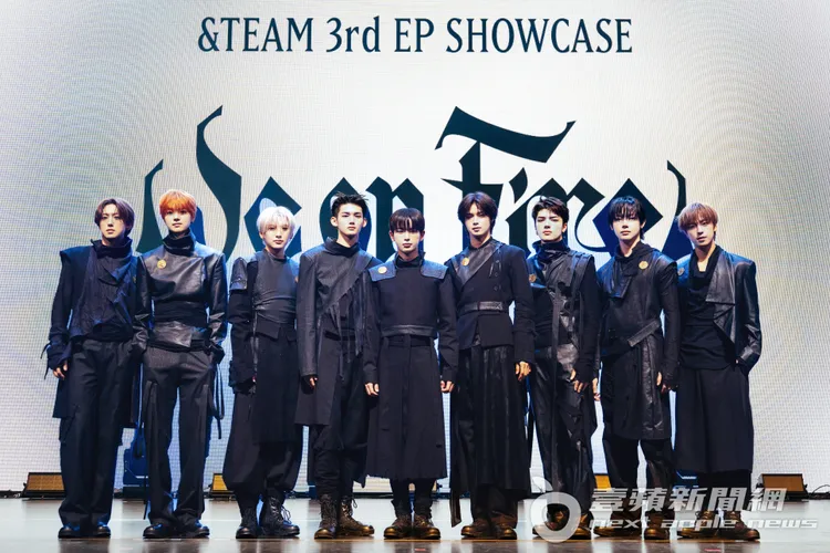 &TEAM由FUMA（左起）、隊長EJ、YUMA、JO、HARUA、K、MAKI、NICHOLAS（王奕翔）、TAKI組成。 YX LABELS提供