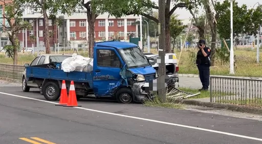 有片｜台南爆警匪追逐！　偷車牌拒捕還衝撞警車　竊賊落跑追緝中