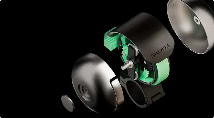 DuoBell採用精密機械結構設計，透過金屬共振與敲擊模組的細緻調校，產生具變化性的聲音輸出，避免被主動降噪系統判定為規律聲波而加以抑制，確保在多元環境中維持警示效果。業者提供