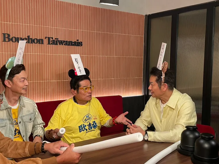 徐乃麟與許效舜、李國煌開啟鬥嘴模式，三人互虧不手軟。大浪娛樂提供