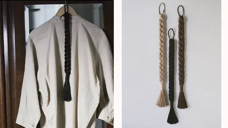 LEMAIRE宣傳香氛亞麻編帶TRESSE的畫面，被認為是辱華。翻攝自X