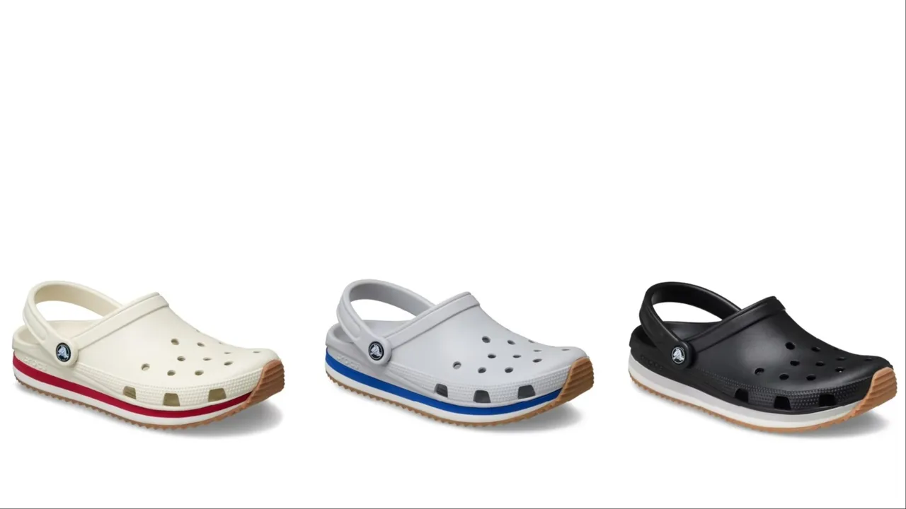 CROCS Crocband Runner復古輕彈克駱格，各1980元。品牌提供