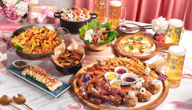 金色三麥母親節套餐集結多道人氣分享料理，以豐盛澎湃的一桌好菜，陪伴家人與媽媽共度溫馨歡聚時光。金色三麥提供