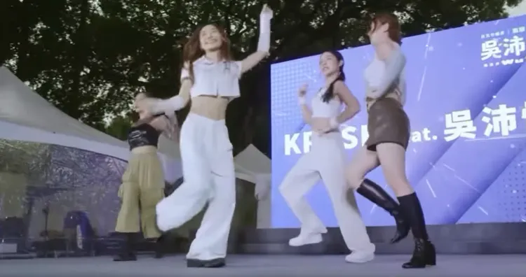 吳沛憶熱愛跳舞，曾在2022年競選活動上大秀舞技。翻攝吳沛憶臉書