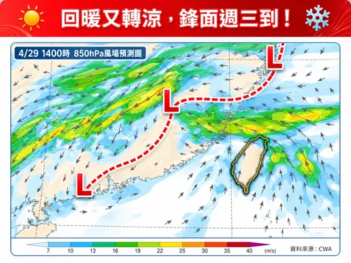 今晴朗熱飆33℃！下波春雨＋降溫「這天」又報到
