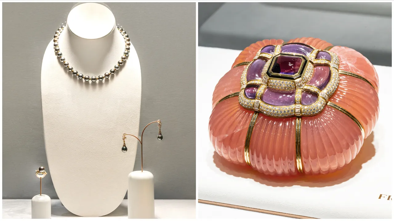 珠寶品牌FRED「九十周年傳承系列珠寶展」在台北101登場，其中1988年誕生的粉餅盒超級華麗。品牌提供