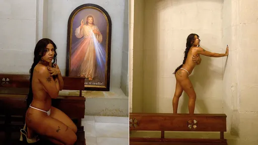 女歌手教堂拍MV「脫剩丁字褲」　教會氣炸揚言提告